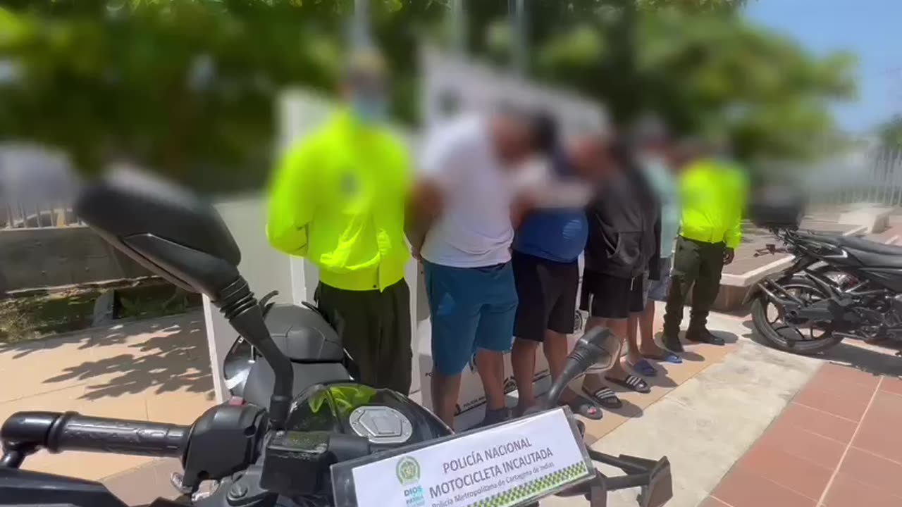 Integrantes de banda dedicada al hurto