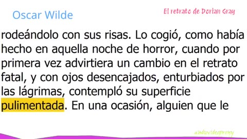 Oscar Wilde - El retrato de Dorian Gray 3/3