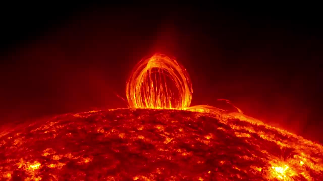 NASA |finery looping rain on the Sun