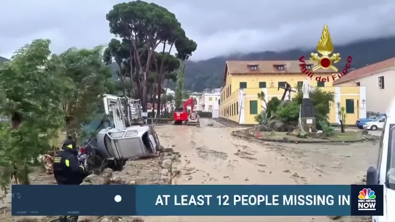 At Least A Dozen People Missing In Italian Landslide