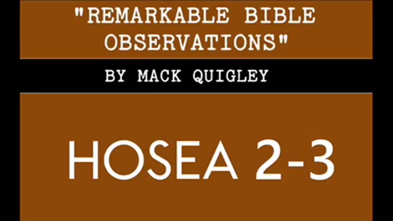 Book of Hosea (2)