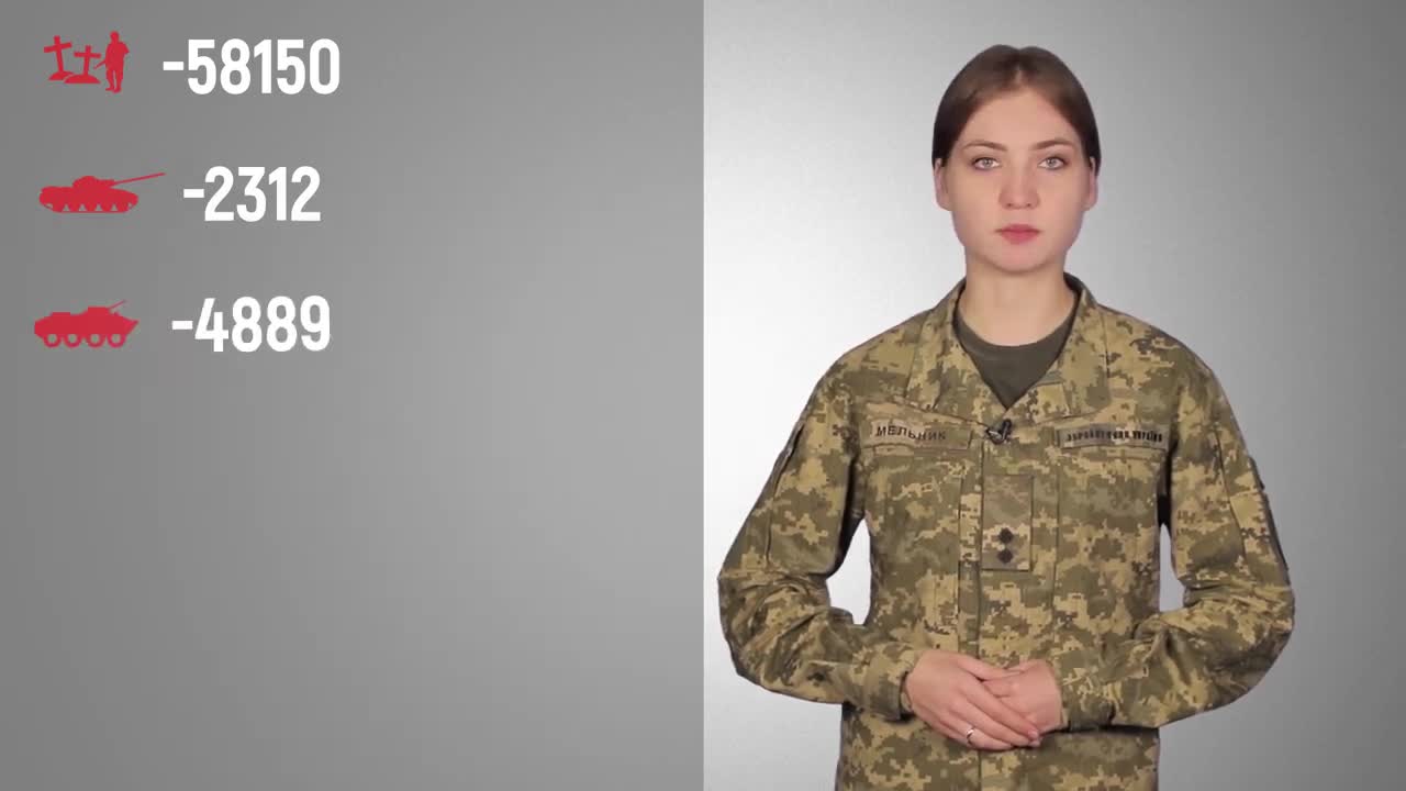Total enemy combat losses from 24.02 to 28.09