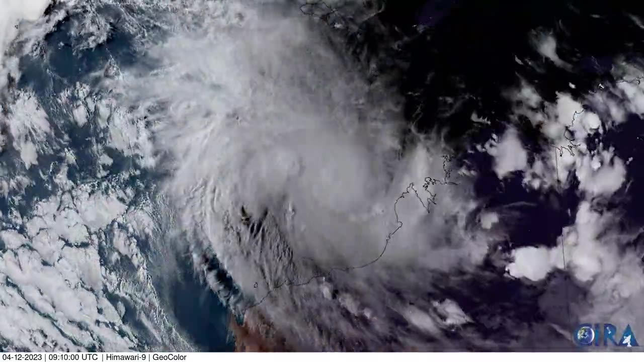 Gigantic Cyclone Ilsa strengthens as it approaches Australia