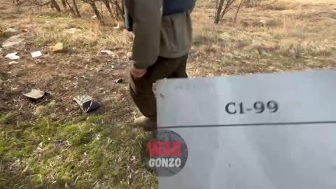 Destroyed command post of Ukrainian S-3