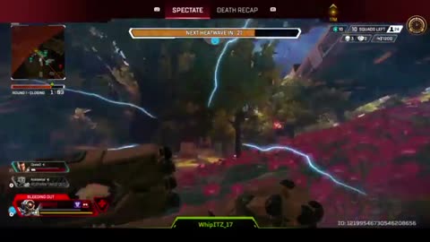 Playing Apex legends