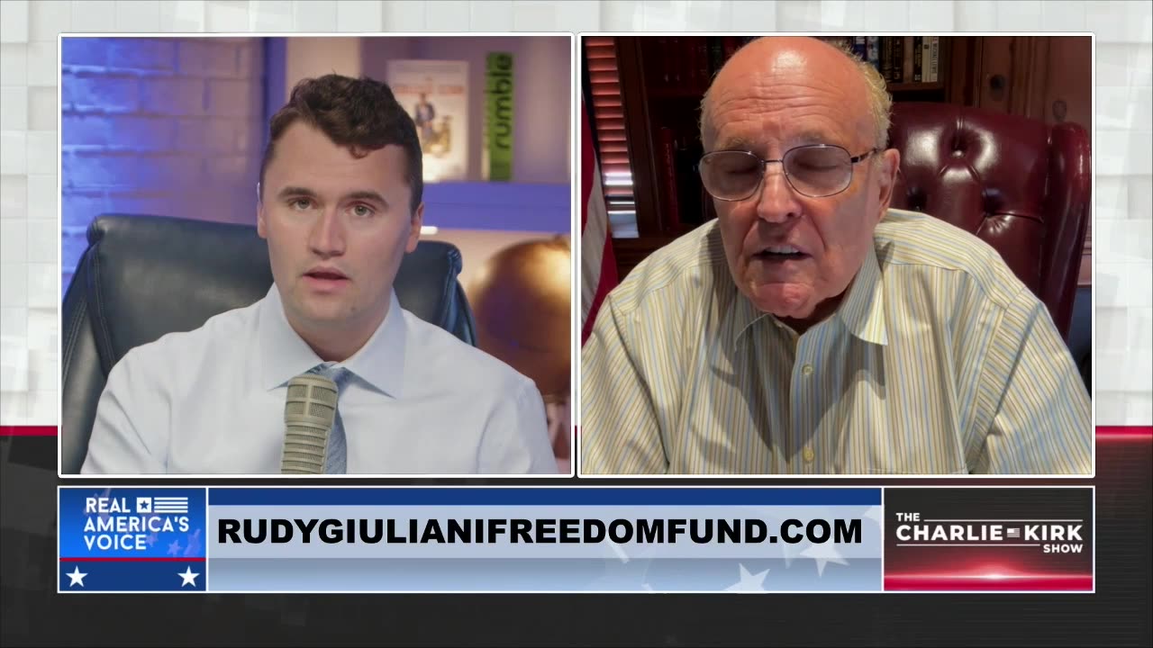 Rudy Giuliani Speaks Out on the Support He Received While Surrendering to Fulton County Jail