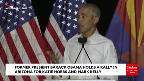 Barack Obama: 'Kari Lake Actually Interviewed Me Back In 2016...'