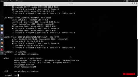 Mastering Pentesting Using Kali Linux 14 - Monitor Mode