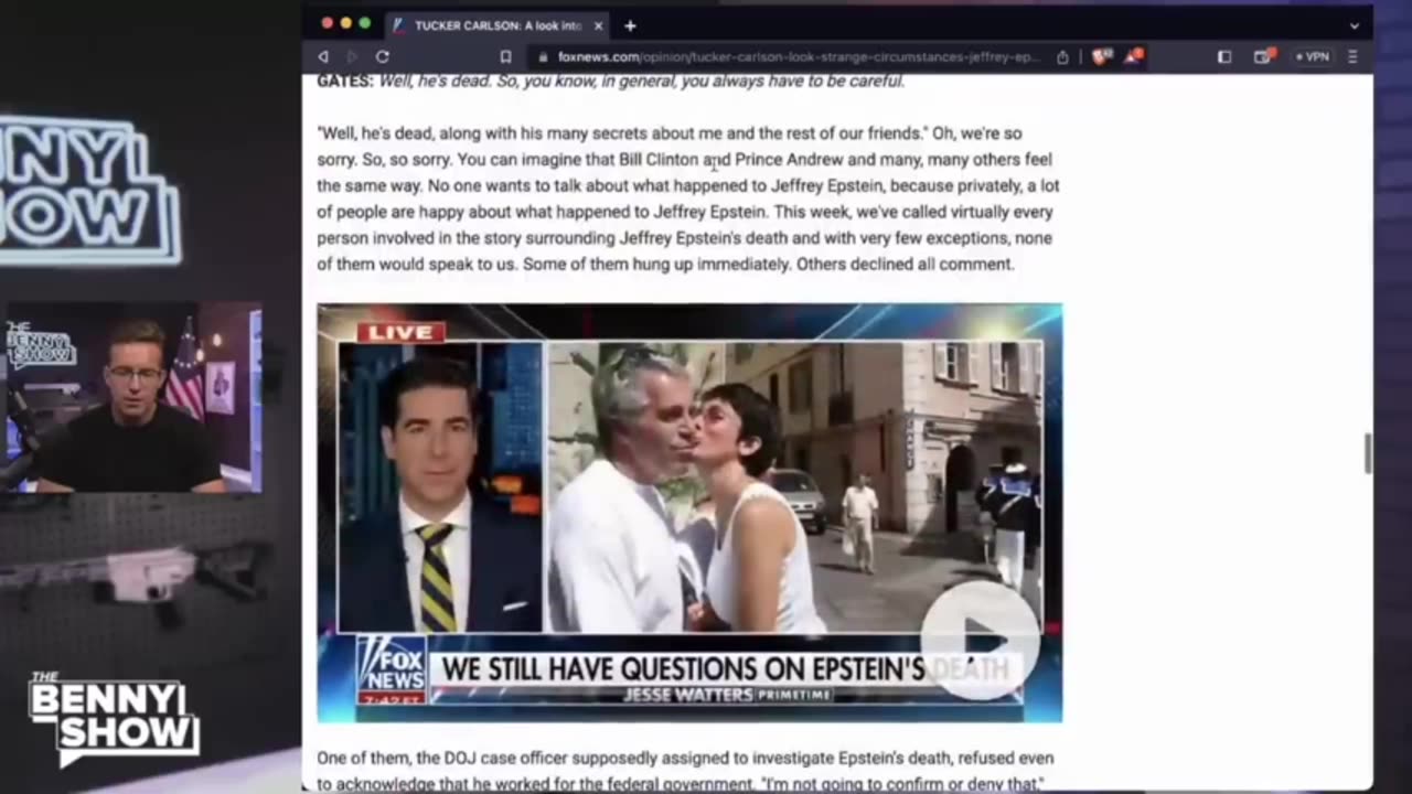 🚨Tucker's New Epstein Death BOMBSHELL | Feds CAUGHT Burning Evidence | 'It's Been Deleted!'