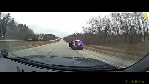 Body cam shows Hobart-Lawrence officer accidentally shooting himself when exiting his patrol vehicle