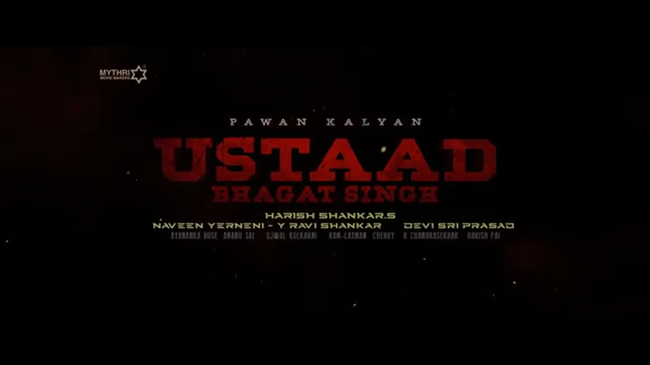 BHAGATS BLEZE/Ustaad bhagat Singh/Pawan kalyan l sreeleea