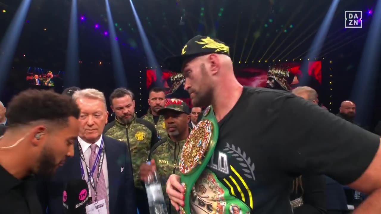 Tyson Fury Nanu Nanu POST FIGHT INTERVIEW