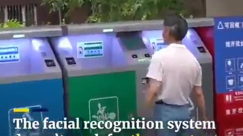 Chinese trash bins know who you are