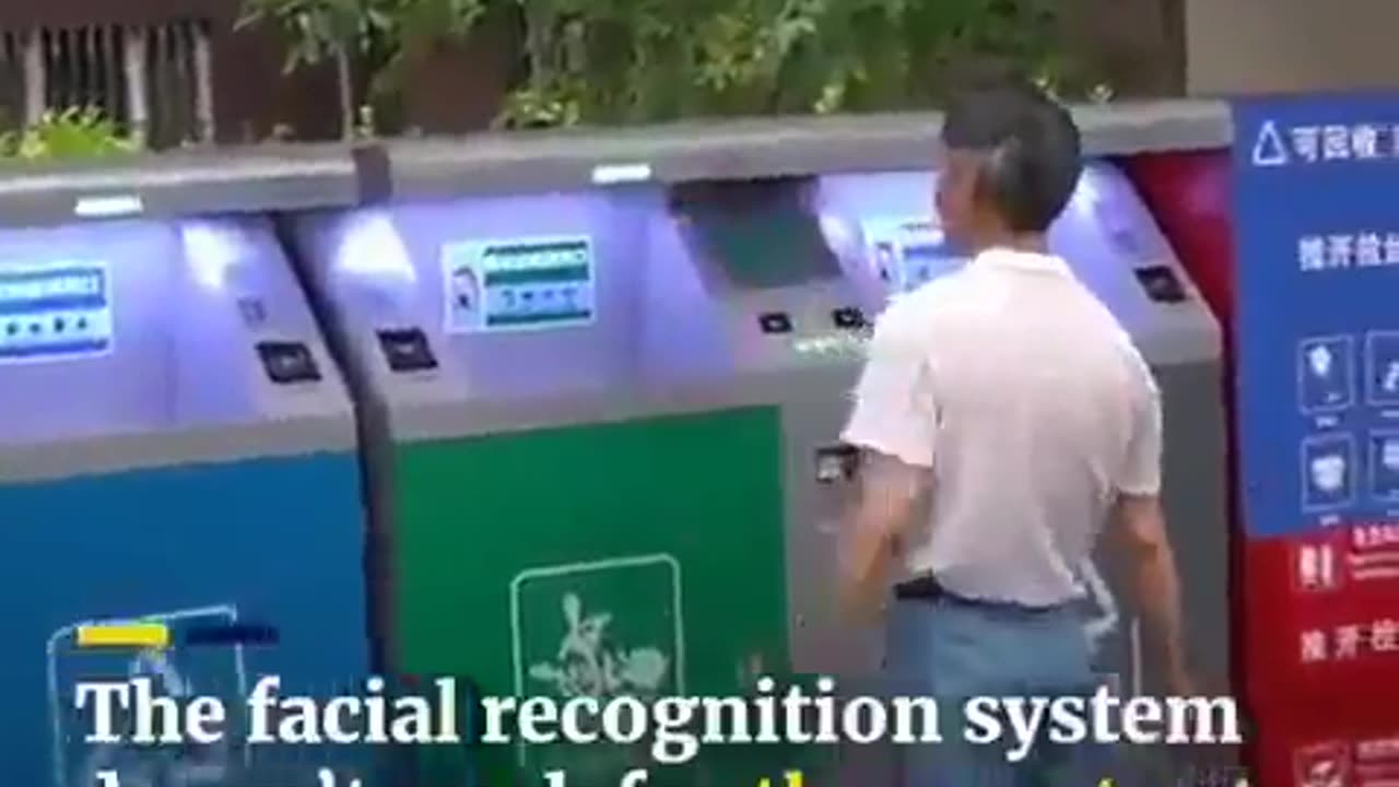 Chinese trash bins know who you are