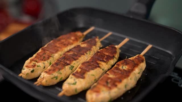 Chicken Seekh Kebab | Chicken Kebab | Kebab Recipes | Chicken Starters | asmr