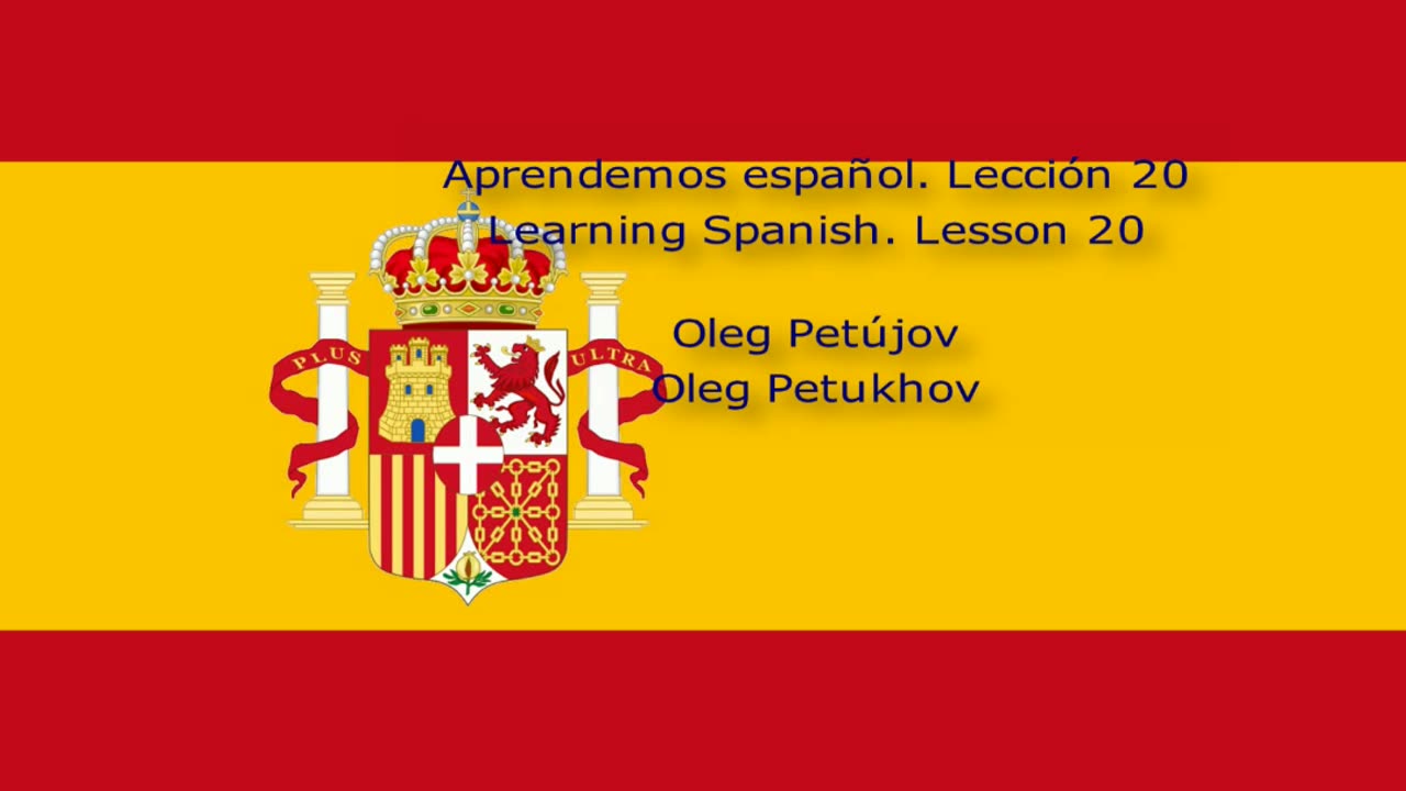 Learning Spanish. Lesson 20. Small Talk 1. Aprendemos español. Lección 20.