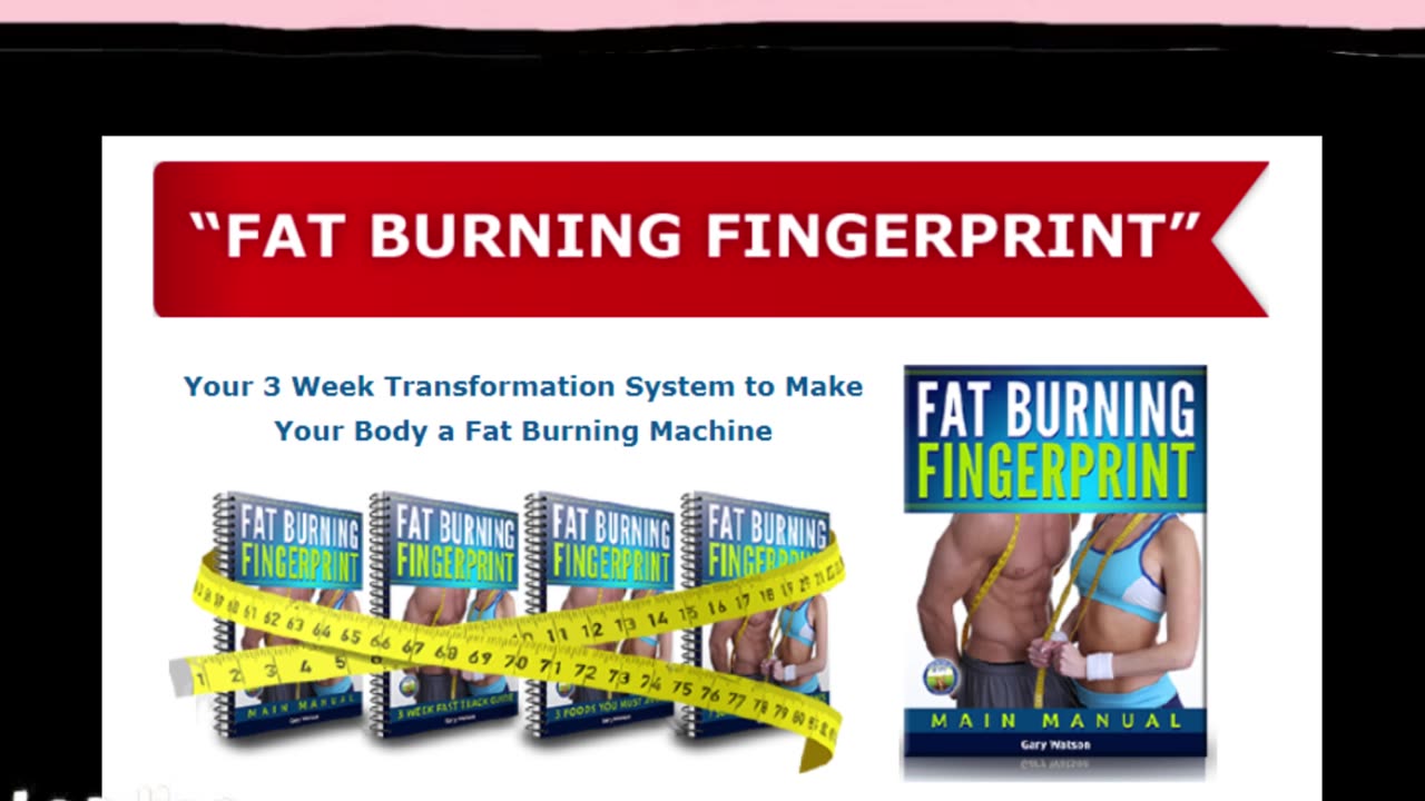 Fat Burning Fingerprint PDF Download Gary Watson (eBook)