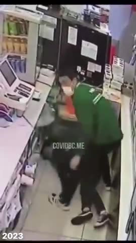 A 7-Eleven employee suffers a horrific medical emergency