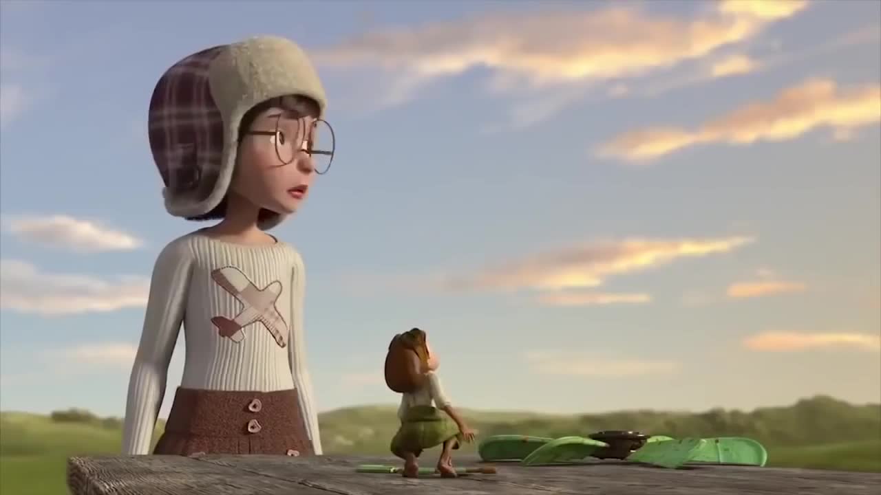Small ray of hope, animated short film,
