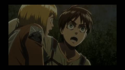 Eren First time transformation into Titan.