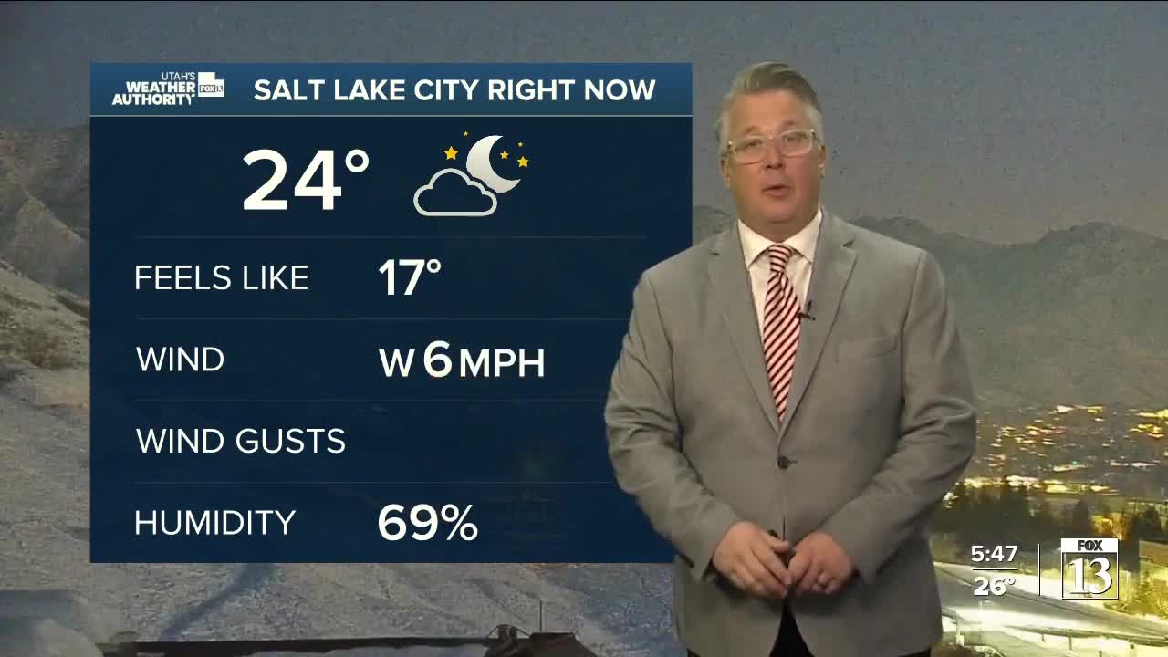 Haze now, snow later - Utah evening weather forecast, Sunday, Dec. 18