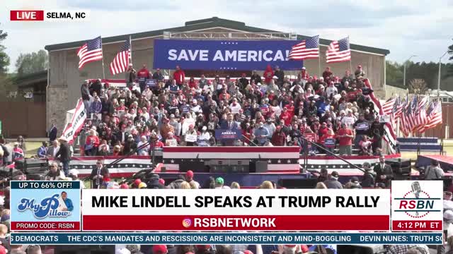 Mike Lindell Speaks at President Trump Rally in Selma, NC 4/9/22