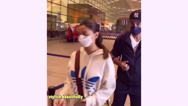 Alia Bhatt Ranbir kapoor with daughter taking full precautions and taking care of her