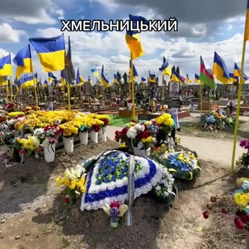 City cemetery in Khmelnytsky