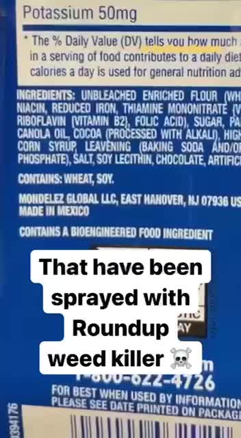 Dont eat oreos anymore !!! I mean you can be be warned