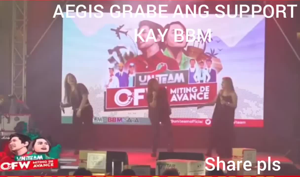 THE AEGIS BAND IN BBM RALLY .PHILIPPINES.