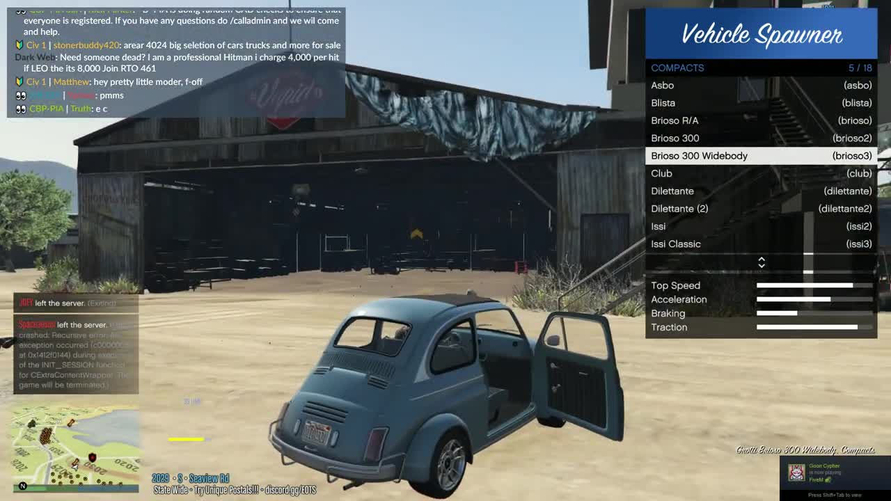 He was INVISIBLE GTA5 RP Trolling