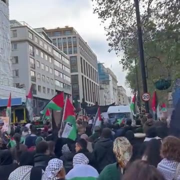 London Pro-Palestine Protests - Man on Ventilator Goes Viral