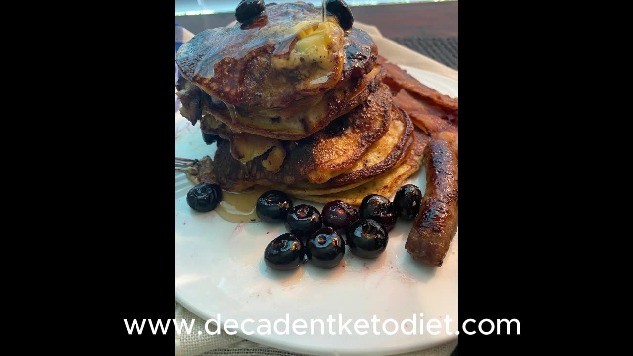 Keto Blueberry Pancakes