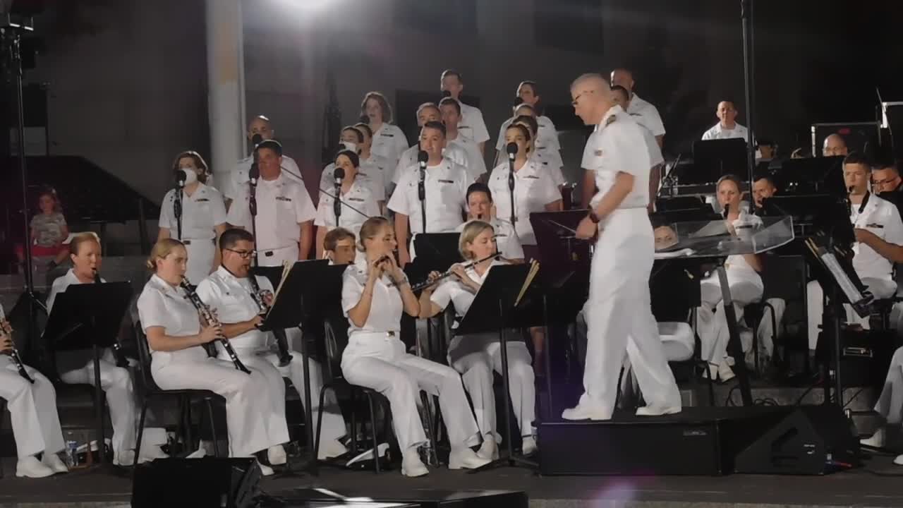 U.S. Navy Band "Concert On the Avenue" August 2, 2022 Armed Forces Medley