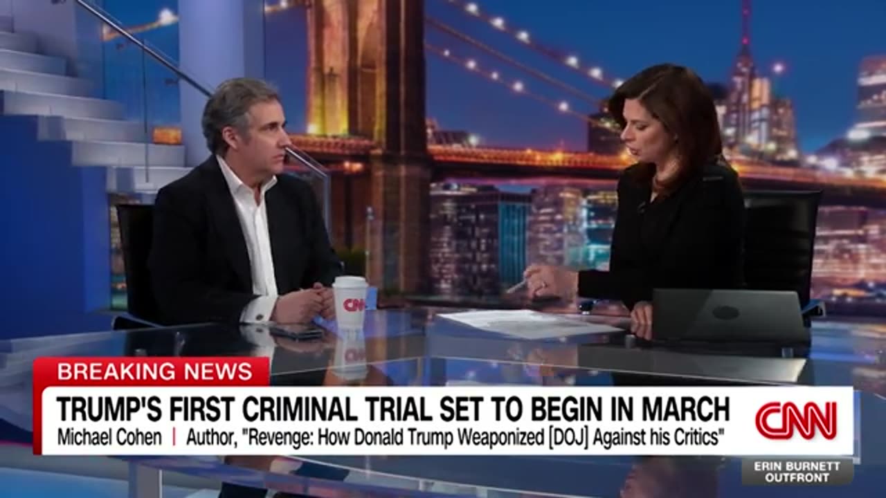 Hear Michael Cohen's predictions about Trump criminal case