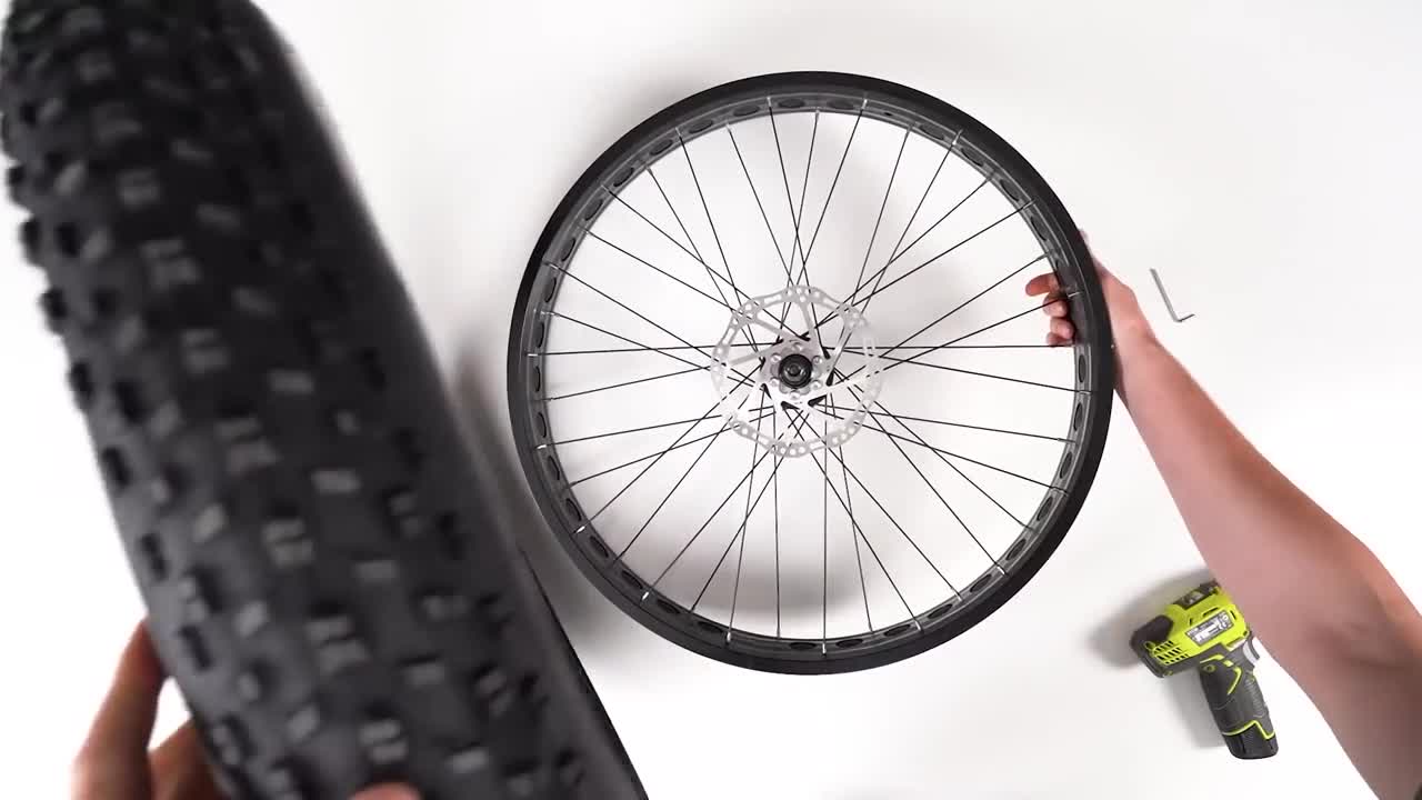 Insane Hubless Bicycle