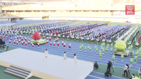 Emperor and empress attend National Sports Festival