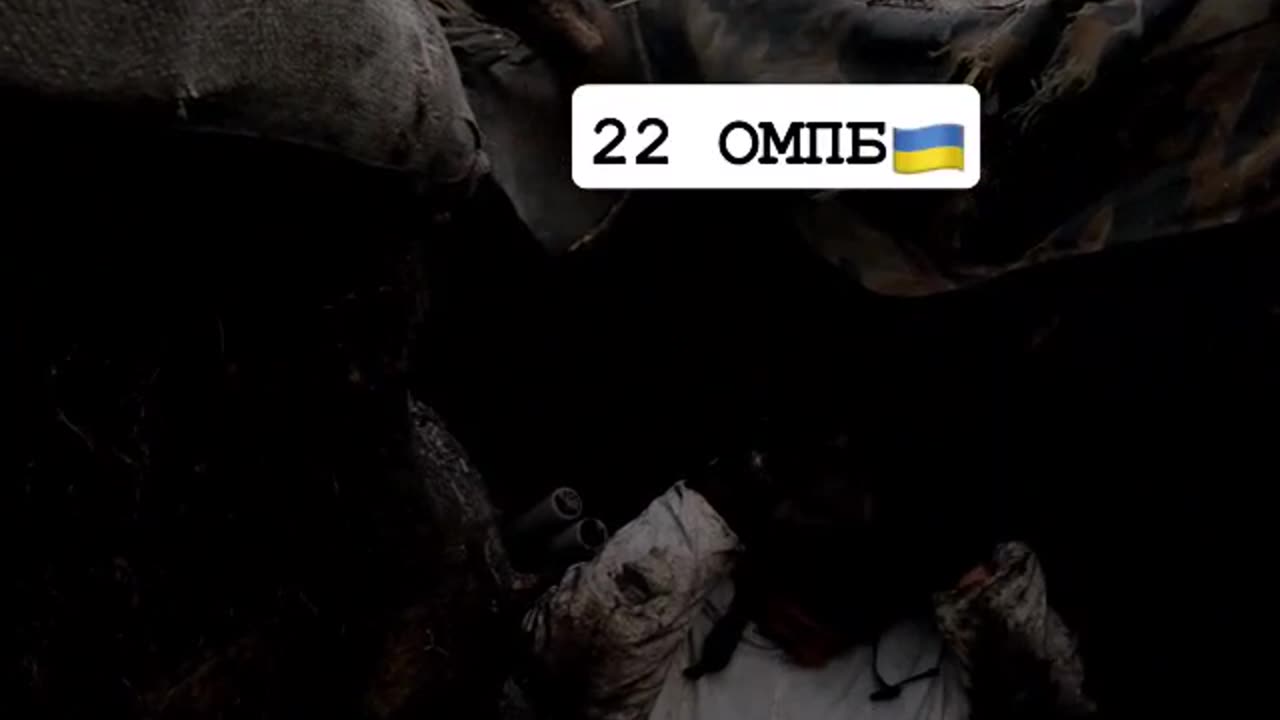 Ukrainian Troops Holding Trenches