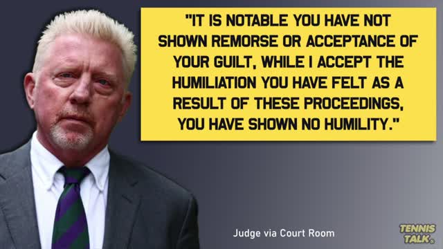 Boris Becker JAILED for Hiding Wimbledon Trophies Tennis News