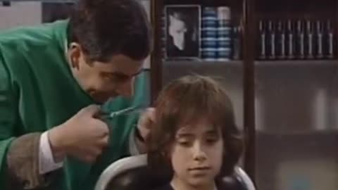 Mr.Bean as a Barber 😂😂😂