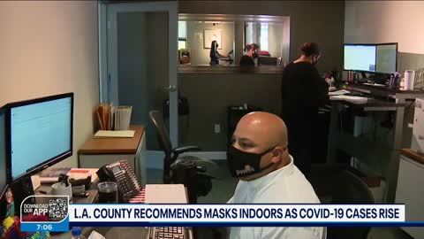 LA County health officials recommend indoor masking as COVID cases rise