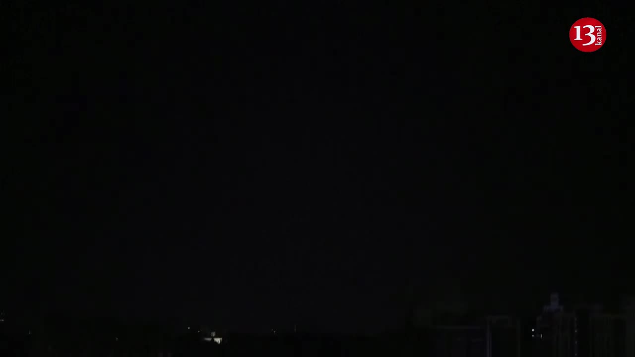 Flashes, explosions over Kyiv as Russia launches air raid 'exceptional' in intensity