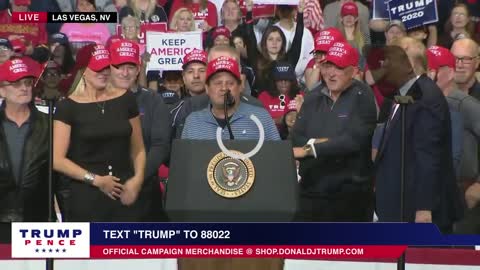 President Trump in Las Vegas, NV