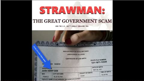 STRAWMAN: THE GREAT GOVERNMENT SCAM