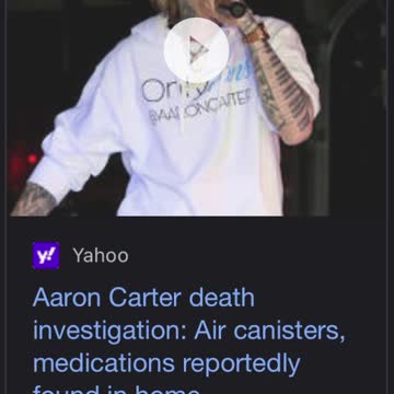 ARRON CARTER HAS SOMETHING TO SAY