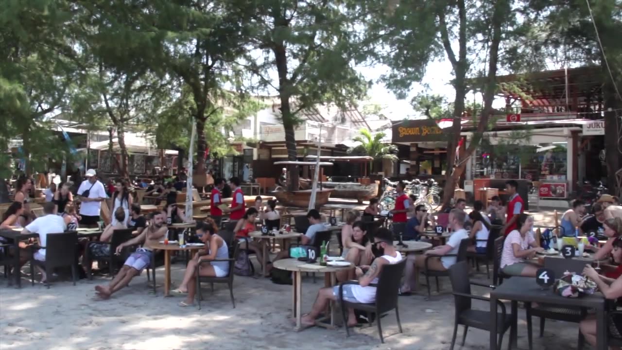 Juku Marlin and Taco Corner on Gili Islands, Indonesia