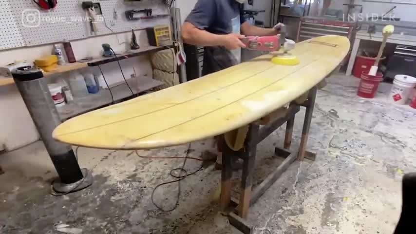 Restoring A Vintage '60s Dewey Weber Surfboard Refurbished Insider