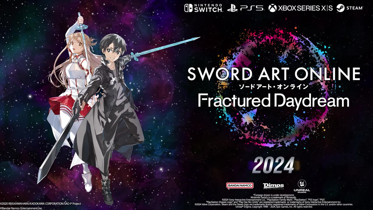 SWORD ART ONLINE Fractured Daydream - First Trailer