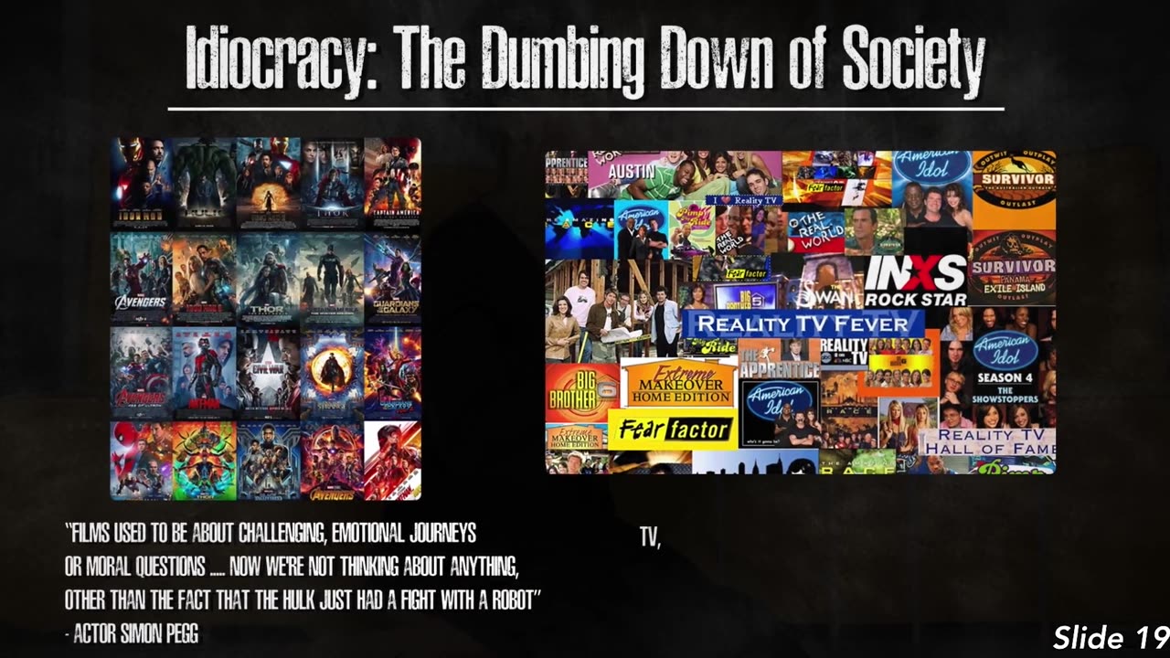 Part 10: Idiocracy: The Dumbing Down of Society