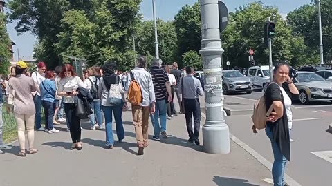 Bucharest Romania | Teachers Strike | Victory Square